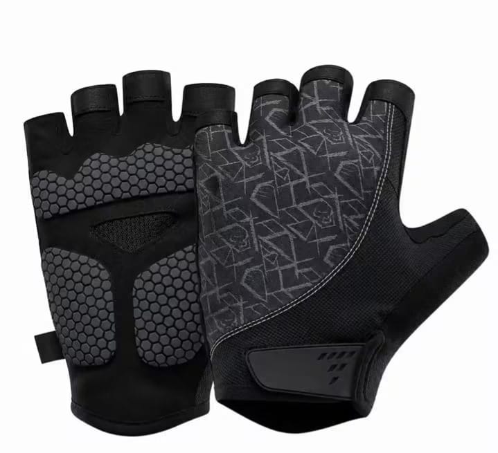Stealth Graphic Honeycomb Palm Cycling Gloves