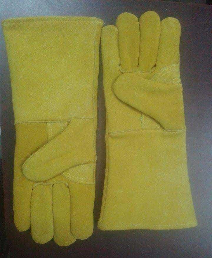 Classic All Gold Split Leather Heavy Duty Welding Gloves